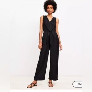 NWT- black Loft jumpsuit (6P)